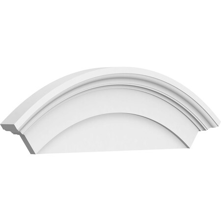 Ekena Millwork Arched Architectural Grade PVC Pediment, 32"W x 12"H x 2-3/4"P PEDP032X120ARD00
